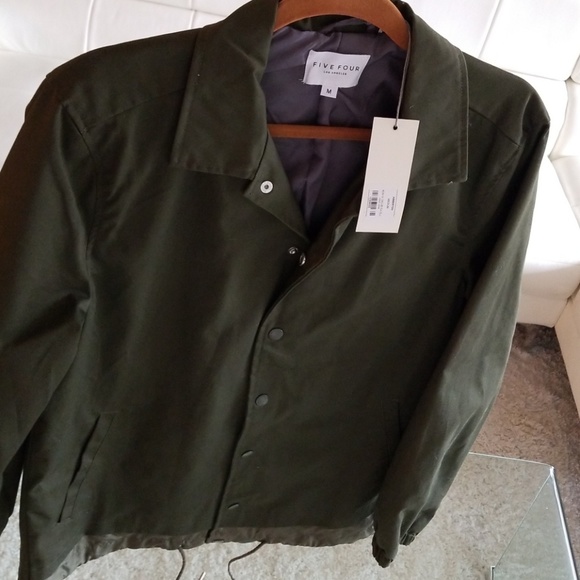 Five Four Mens Jacket Army Green - Picture 3 of 4